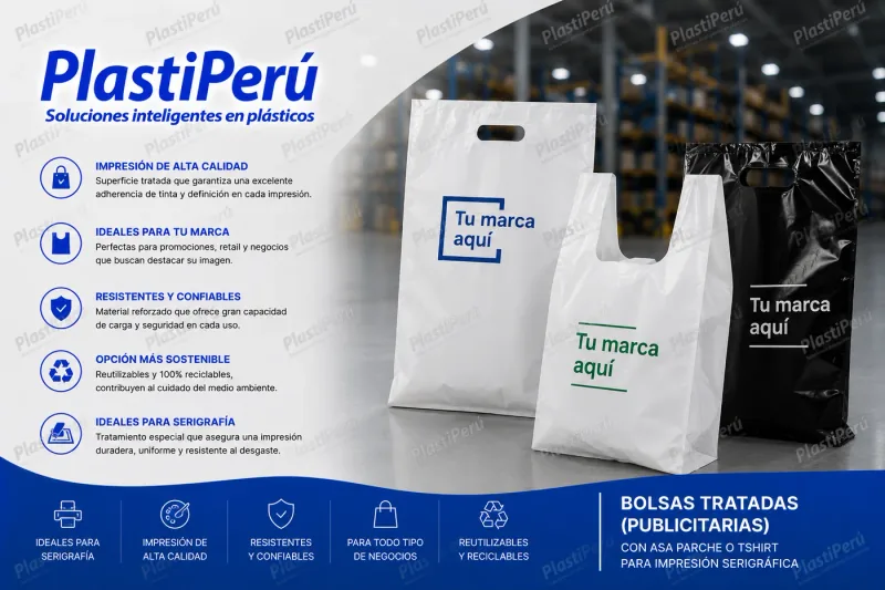 Bolsas tratadas — fabricado por PlastiPerú